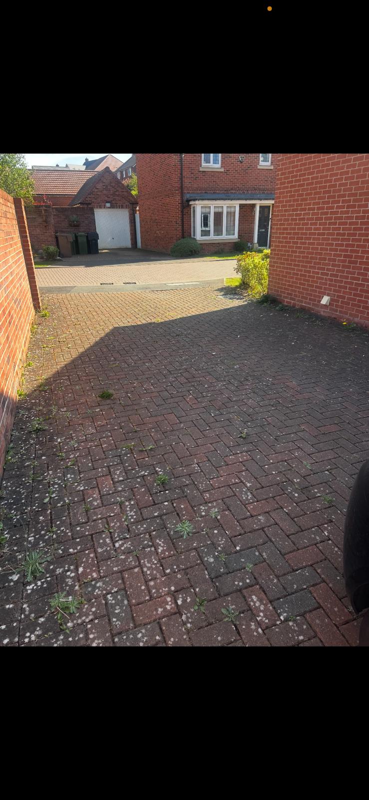 Block Paving Driveway before — Birmingham
