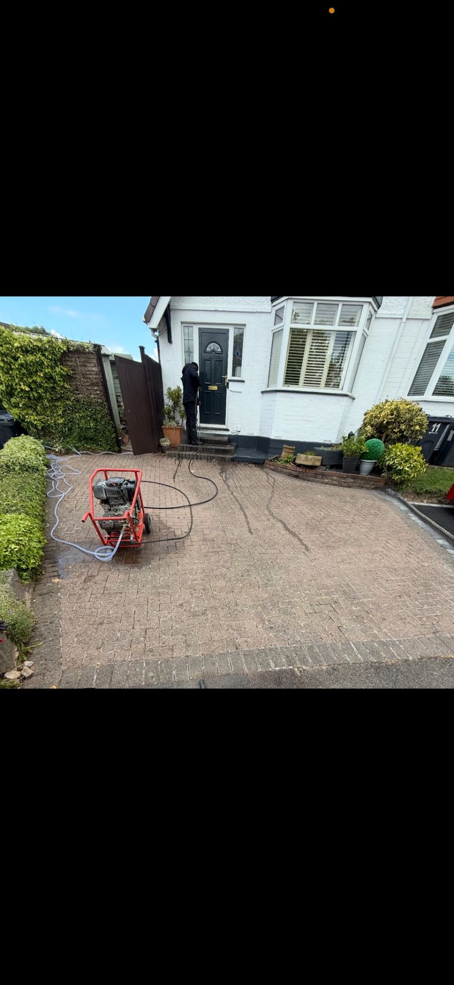 Driveway Restoration before — Solihull
