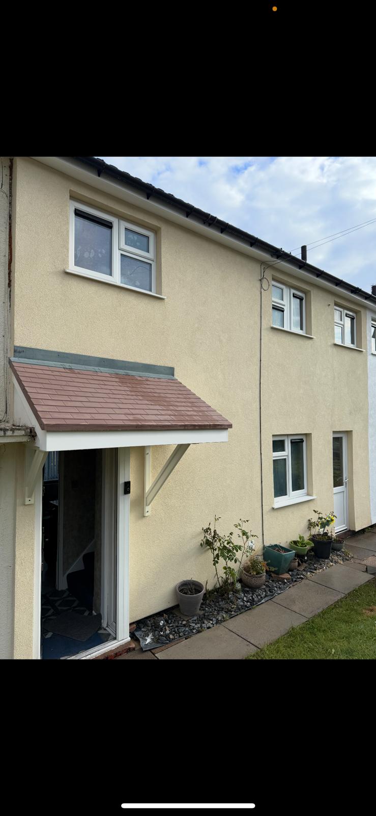 Exterior Render Cleaning after — Birmingham
