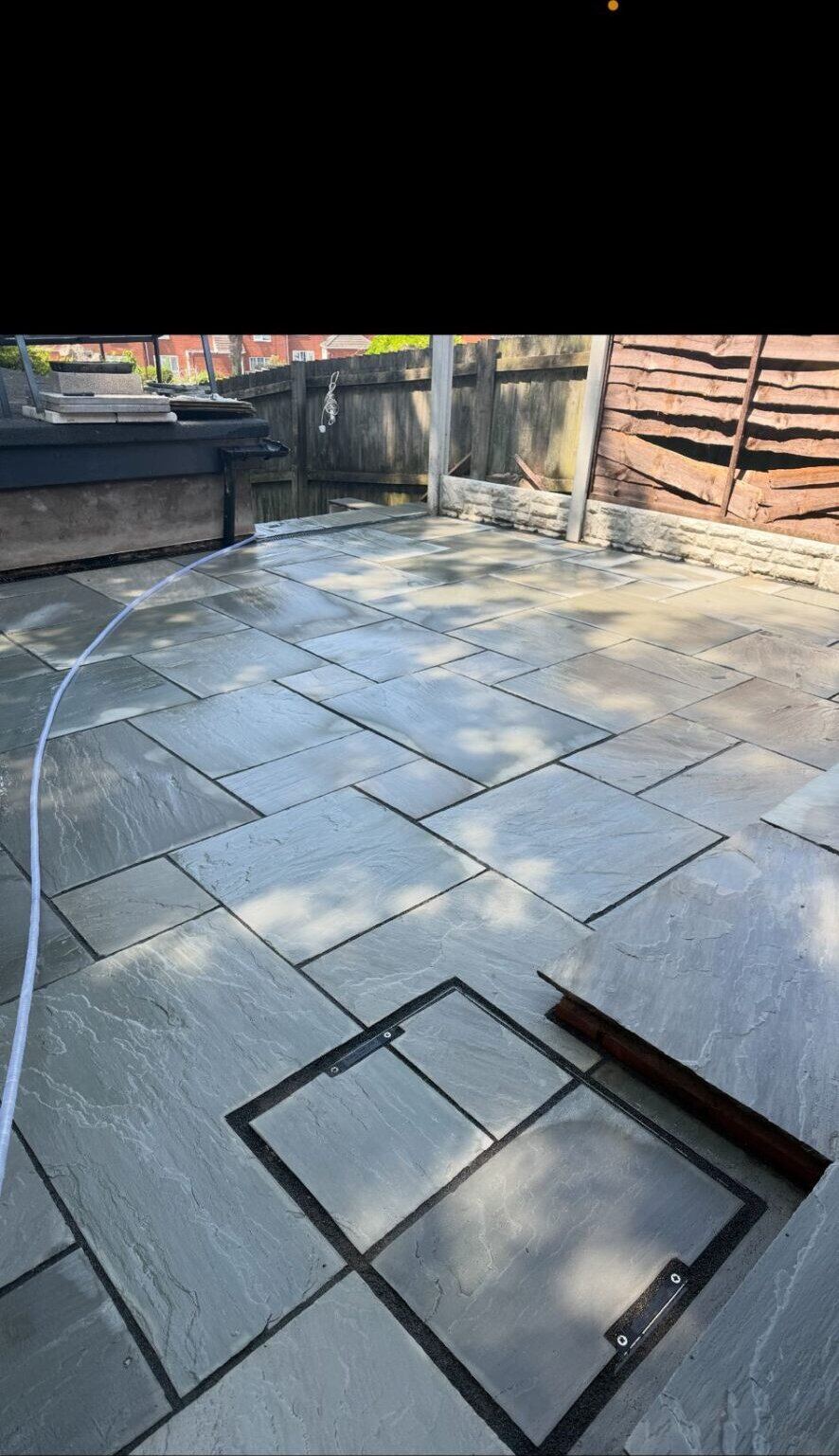 Sandstone Patio after — West Midlands